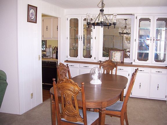 Formal Dining Room with Built in China Cabinet