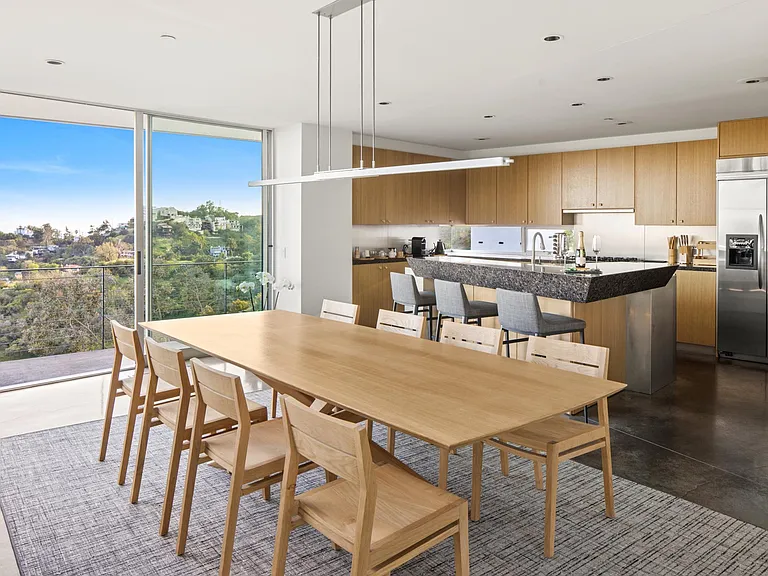 Luxury Open-Concept Dining Space with Natural Light & Canyon Views