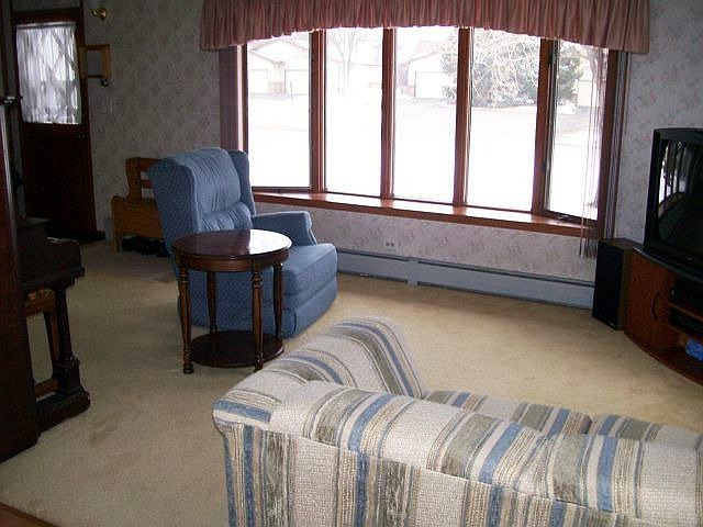 Living Room with Lovely Bay Windows
