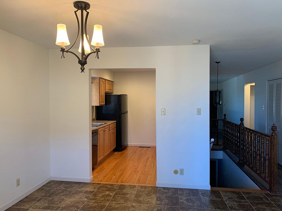 From the sliding patio door looking into the dining area and kitchen