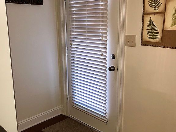 Front door from living room