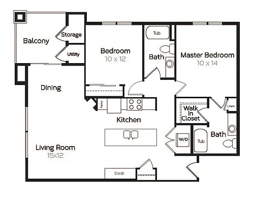 Floor plan 2A