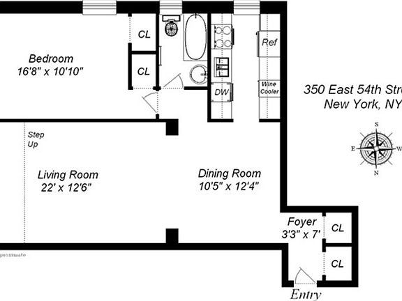 2nd image of 350 E 54th St APT 4D