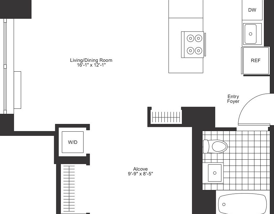 2nd image of 480 Main St APT 16N