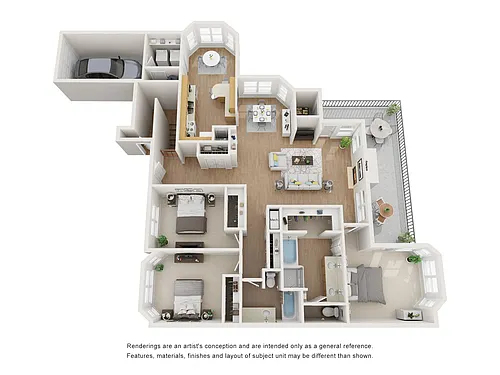 Floor plan C1G - Attached Garage