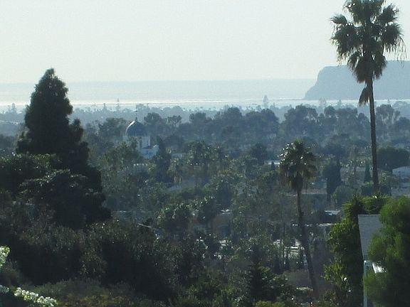Point Loma from living room