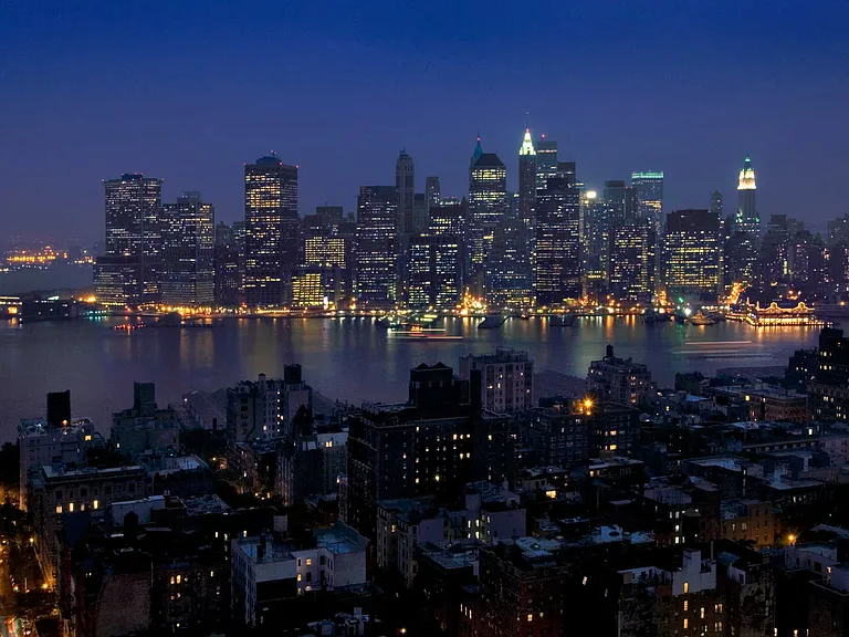 Evening View of Manhattan