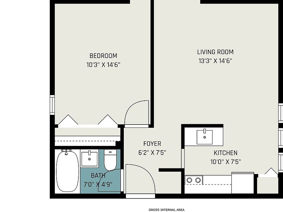 2nd image of 1302 S Main St APT 1
