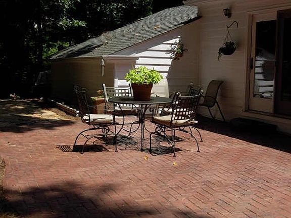 New patio off family room