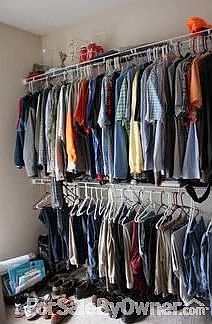 Huge master walk in closet