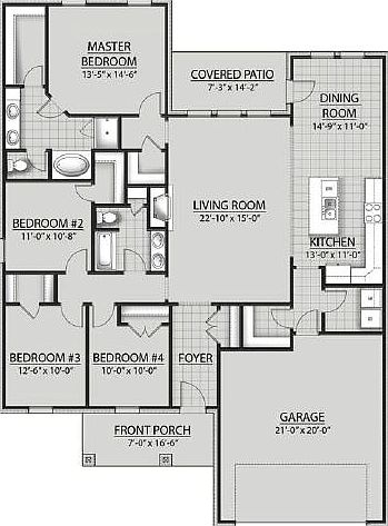 Rodessa III B - Floor plan - DSLD Homes
