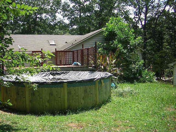 Rear view with pool