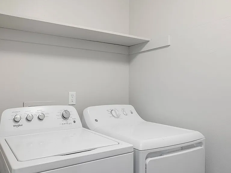 Washer and Dryers included in every home.