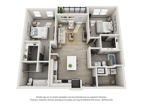 Floor plan B1