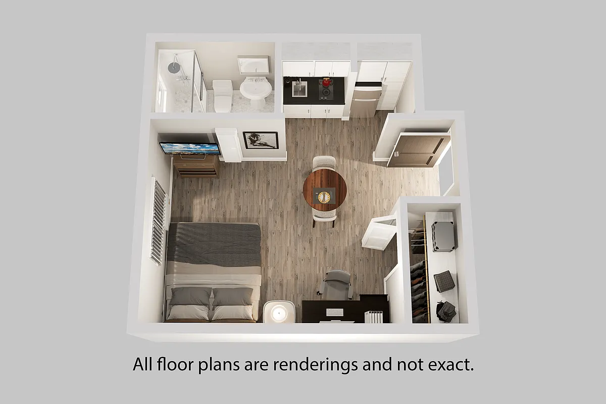 Floor plan Studios