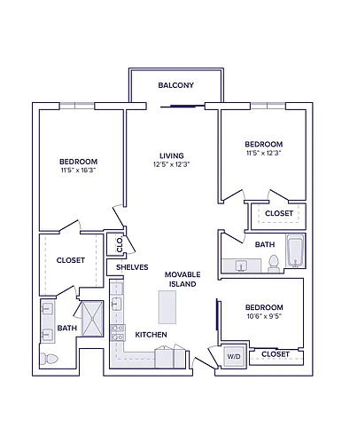 Floor plan C02 - North Tower