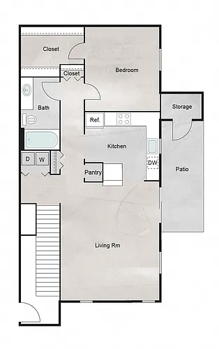 Floor plan Graham (Plan F)