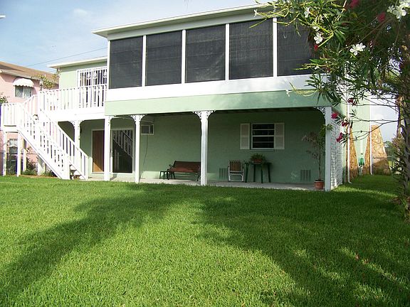 backyard view from water