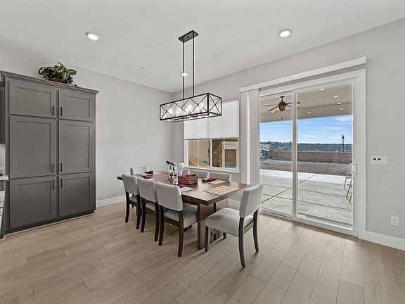 Primary home dining area.