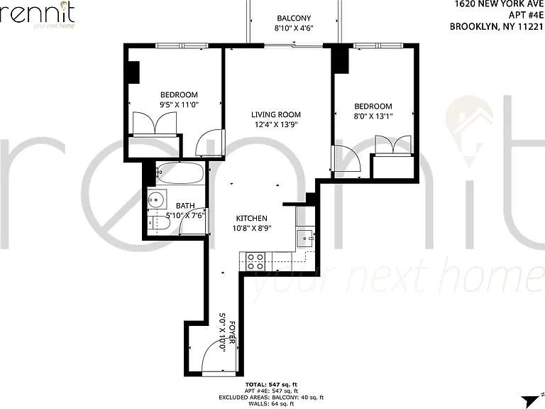 1620 New York Ave #4E — Photo 2
