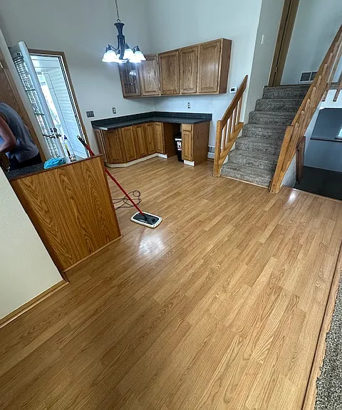 looking from front door into main area