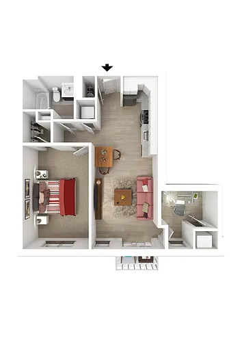 Floor plan The Driftwood
