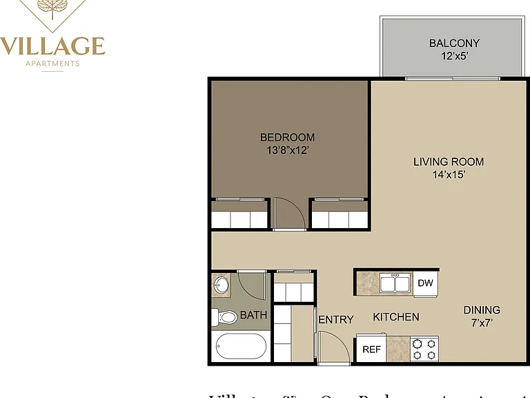 Village 1 & 2 One Bed