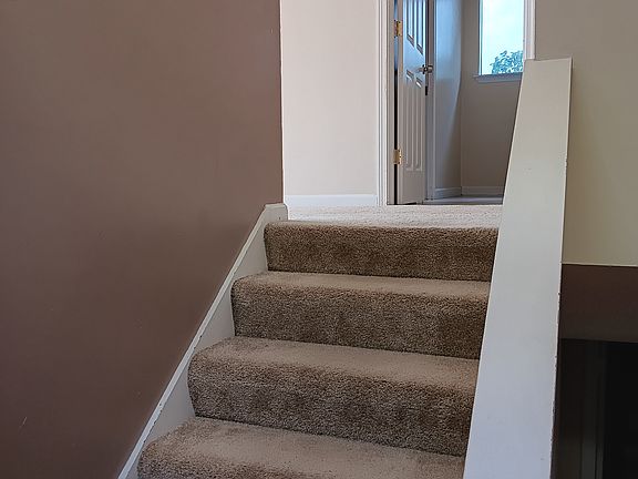 Stairs to the main level. Split level house!