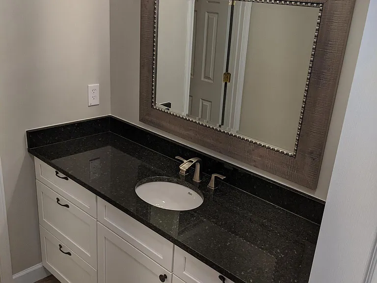 Master bathroom vanity