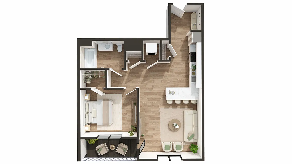 Floor plan The Beekman