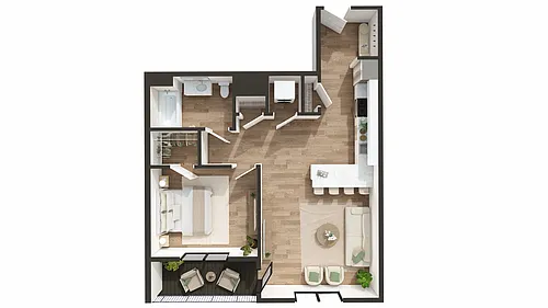 Floor plan The Beekman
