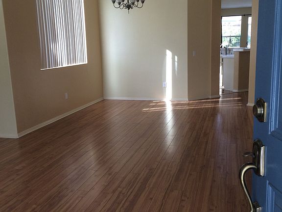 Front entry and dining room