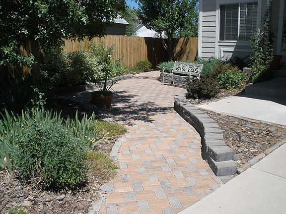 front yard patio