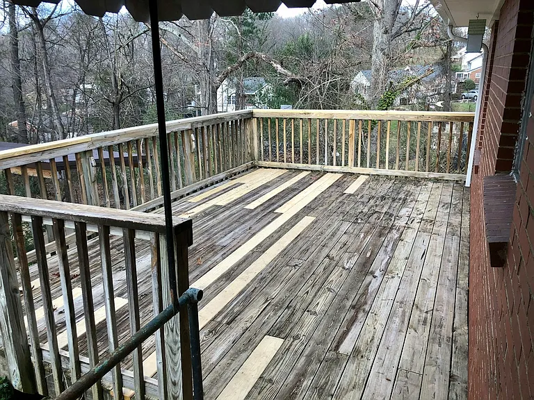 Back deck, off kitchen