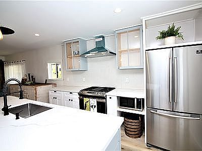 Open concept kitchen 