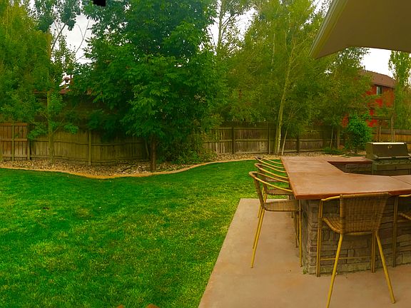 Covered outdoor kitchen