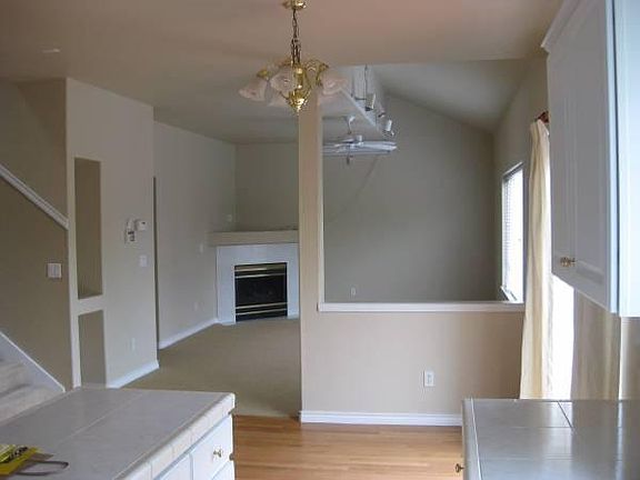 View from kitchen to family room