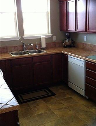Tile floors and countertops, no worries about burns or scratches