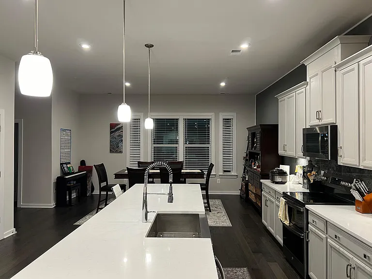 Kitchen and dining area