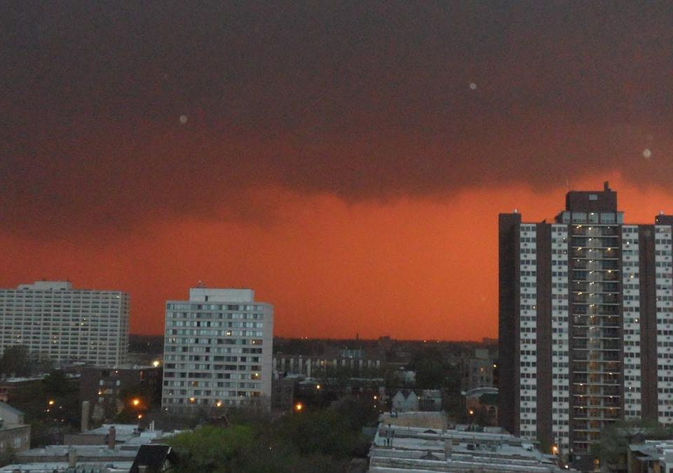 west view, see every storm rolling through!