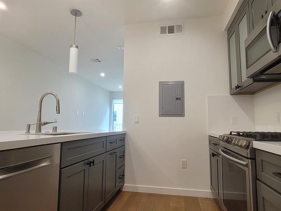 All stainless steel appliances; dishwasher, stove, microwave, fridge