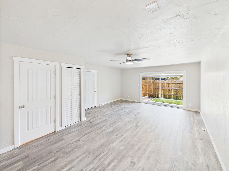 Dining & Living Area, with backyard