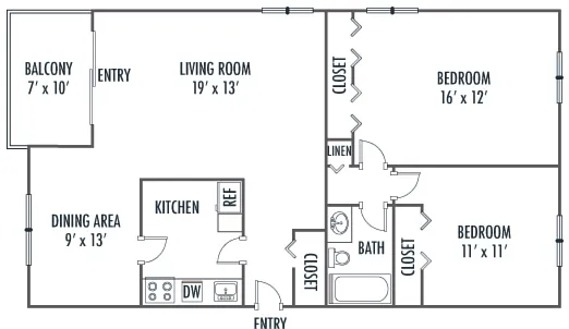 Floor plan 2X1
