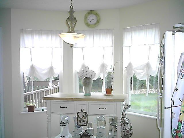 Bay window in kitchen