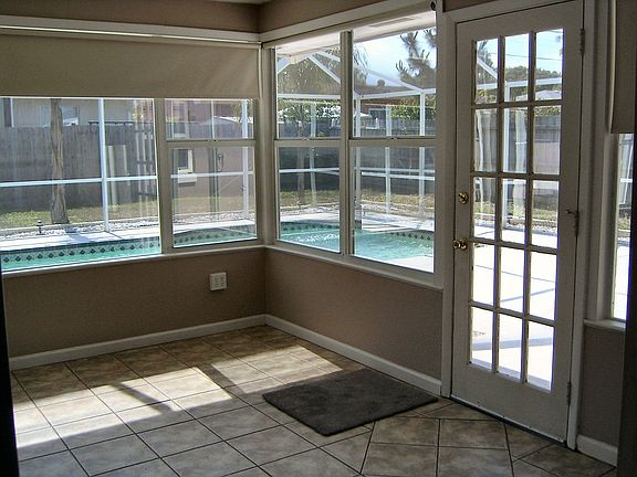 family rm facing pool