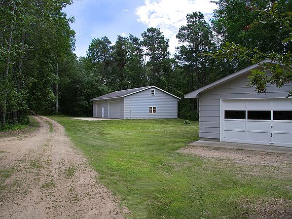 Two car garage w/shed 