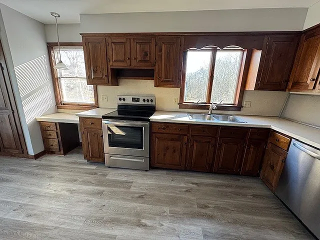 New flooring and newer appliances