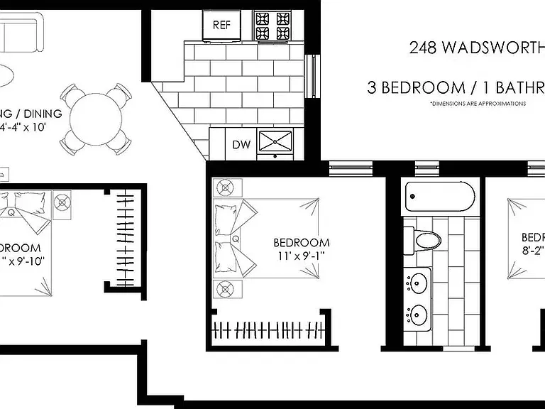 248 Wadsworth Ave #3B — Photo 2