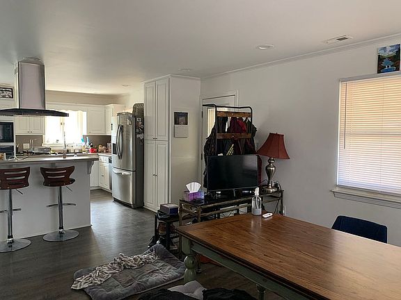 Dining, carport door