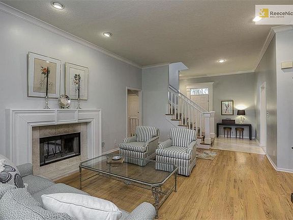 Georgrous Marble fireplace in Living Room